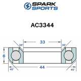 canyon-inflite-cf-sl-cf-slx-2018-2023-headset-bearing-kit