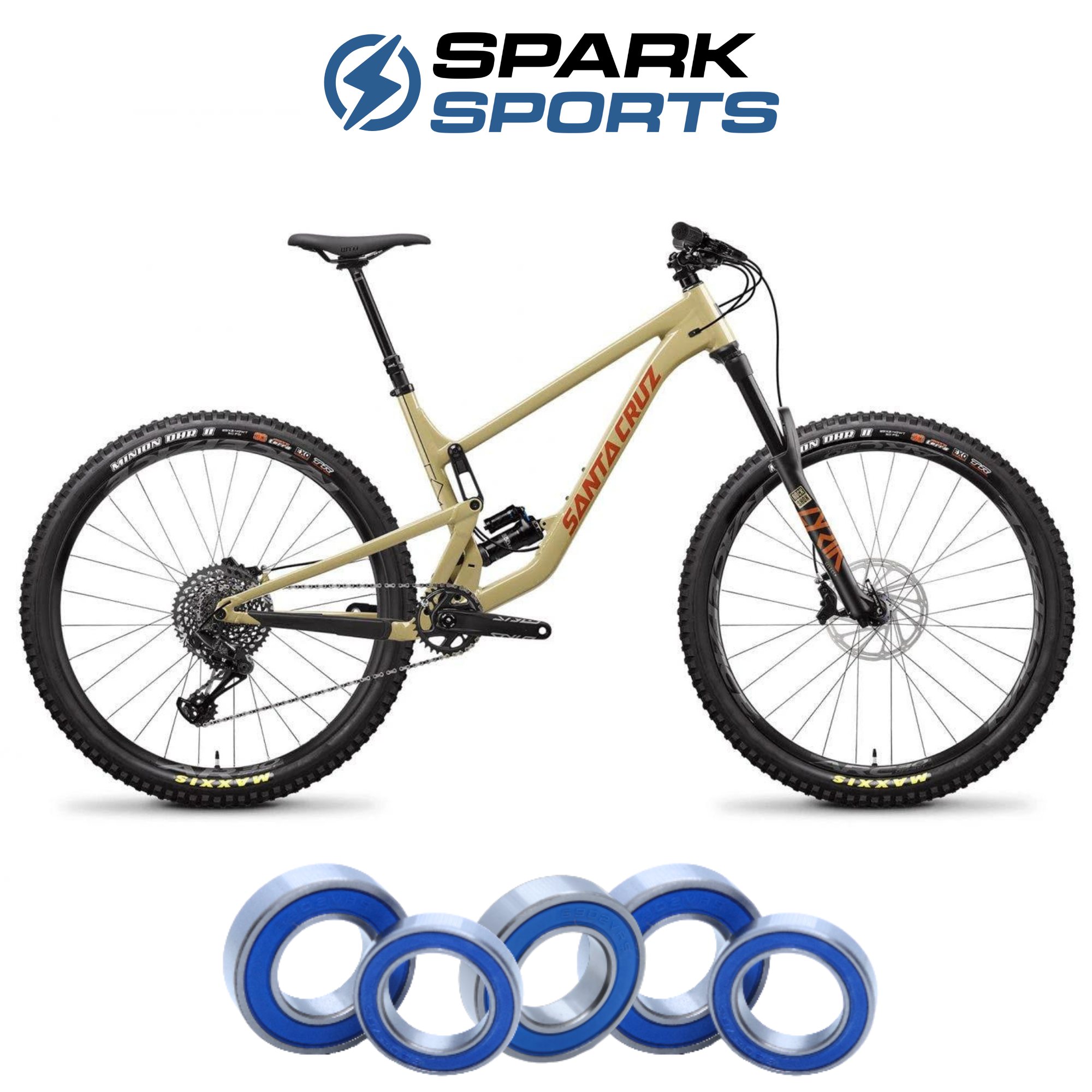 Santa Cruz Hightower 2 Full MAX Frame Pivot Bearing Set 2019 2021 Spark Sports