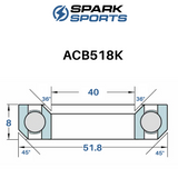 Lapierre Prorace 2018-2021 Headset Bearing Kit