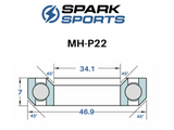 Cannondale Supersix & Evo, Carbon Synapse, CAADX, CAAD10, CAAD12 Headset Bearing Kit